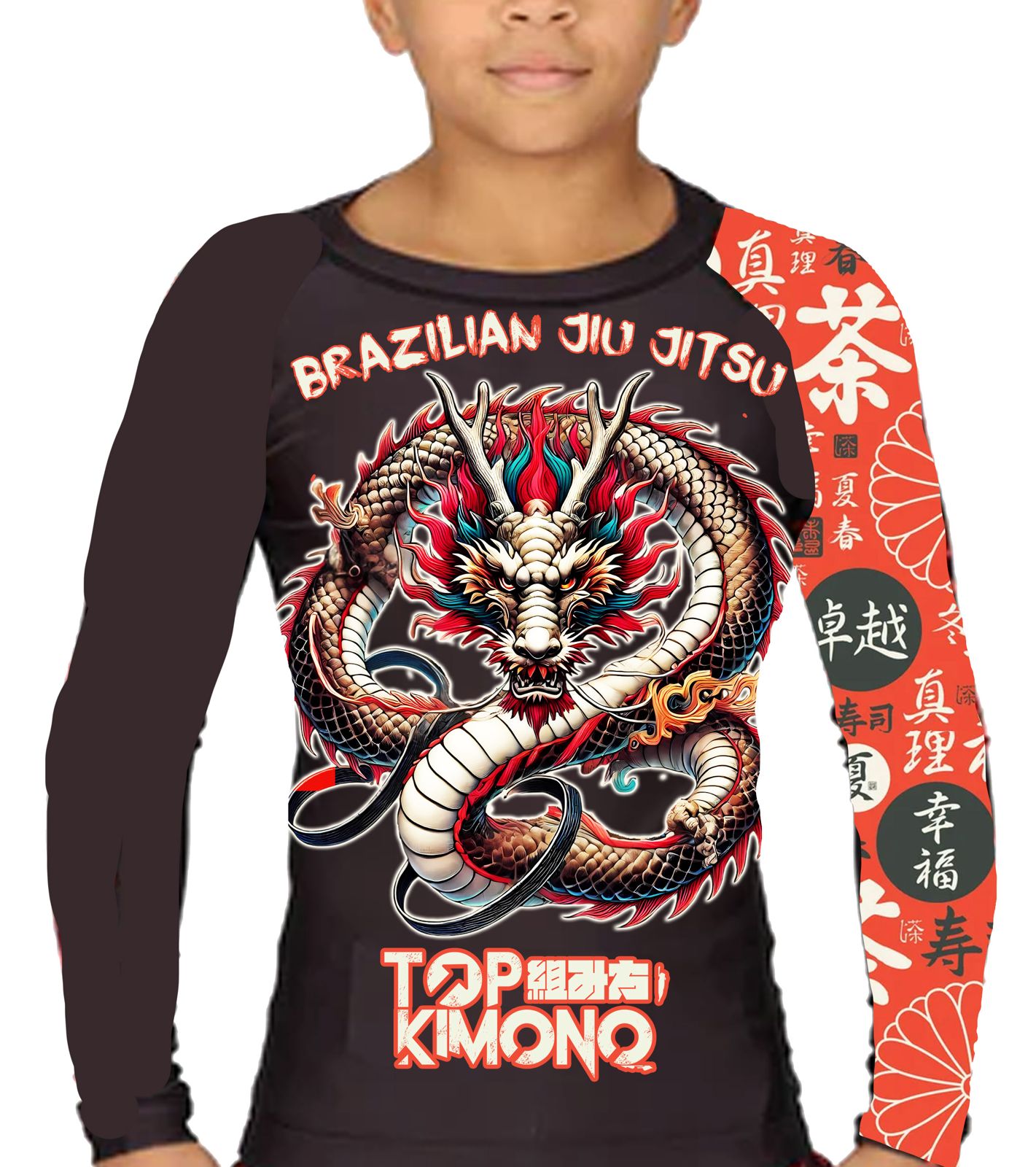 TOPKIMONO - Rashguard Kids Drago TopKimono Italy