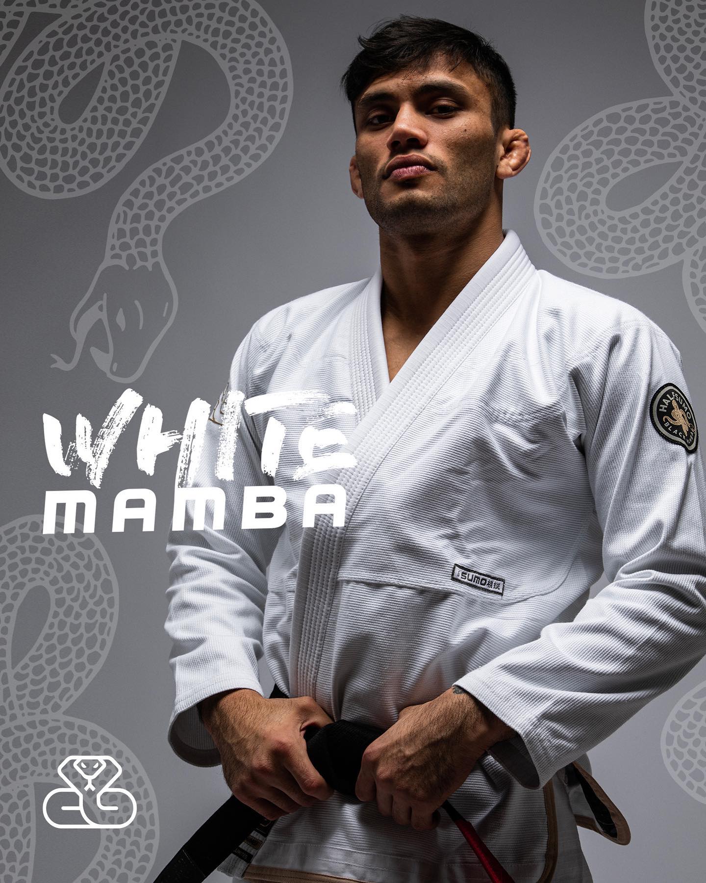 HalfSumo - White Mamba DoGi per Bambini Half Sumo