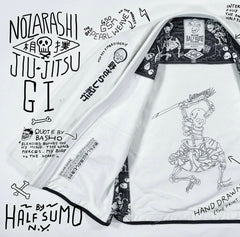 HalfSumo - Nozarashi Dogi White Man TopKimono