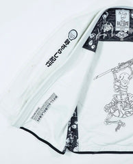 HalfSumo - Nozarashi Dogi White Man TopKimono