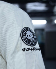 HalfSumo - Nozarashi Dogi White Man TopKimono