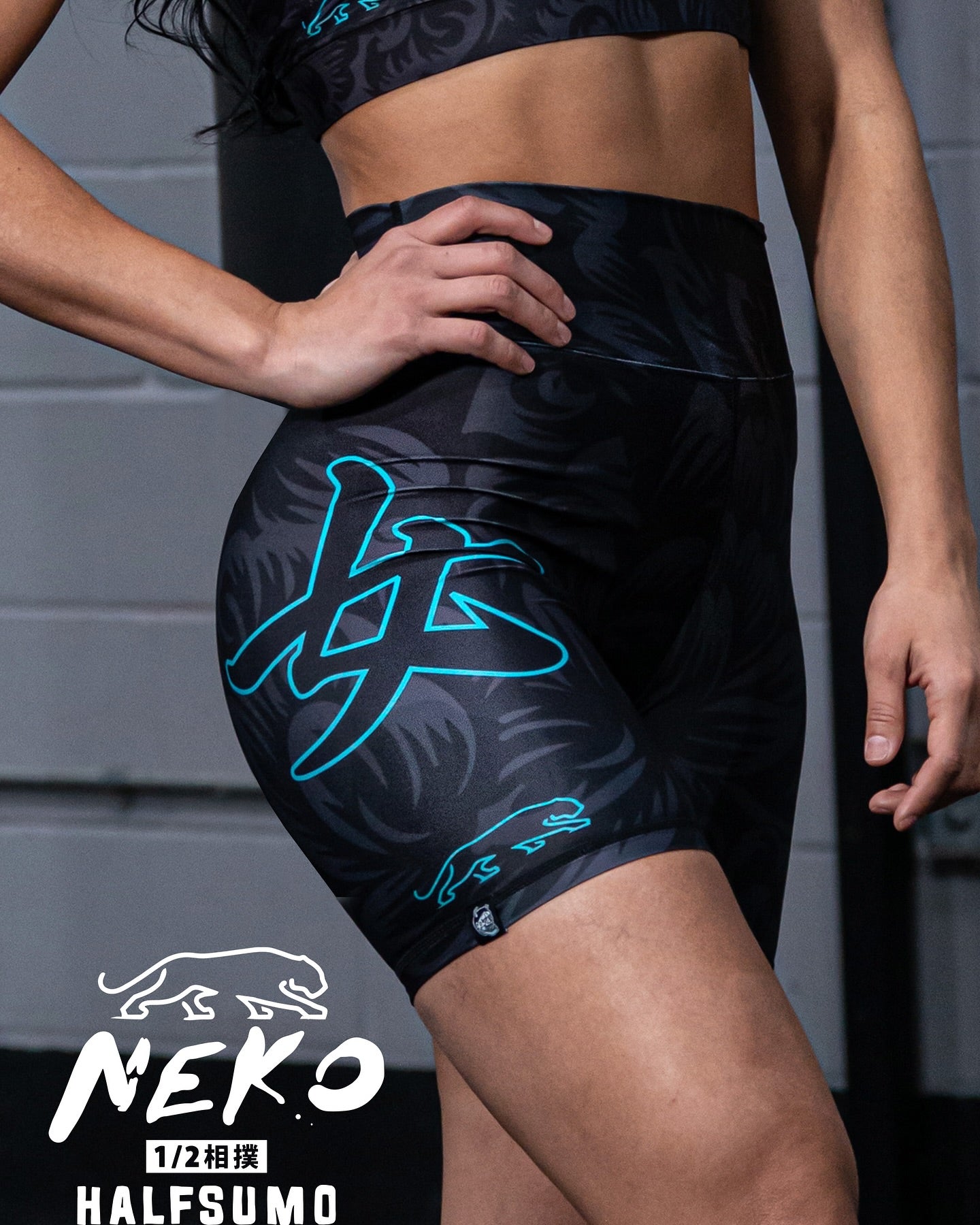 HalfSumo - Pantaloncini Neko a Compressione Half Sumo