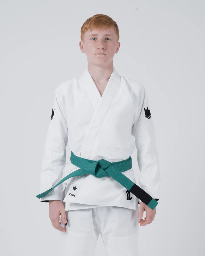 KINGZ - The ONE Kids Jiu Jitsu Gi - Bianco KINGZ