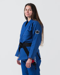 KINGZ - Ultraleggero 2.0 Jiu Jitsu Gi Donna - Blu KINGZ