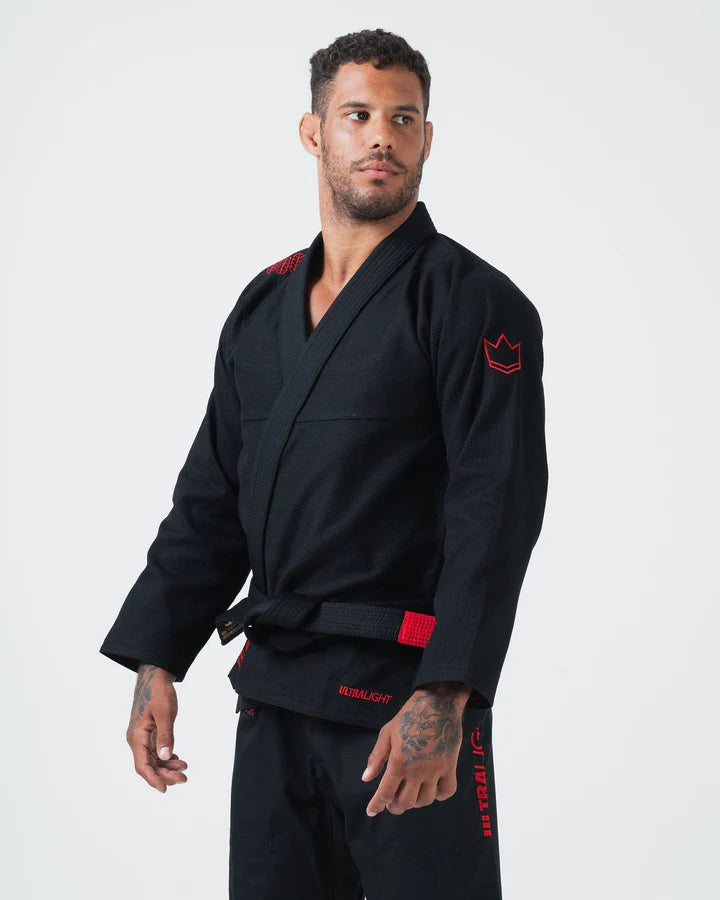KINGZ - Ultraleggero 2.0 Jiu Jitsu Gi - Nero TopKimono