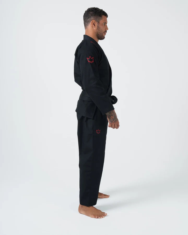 KINGZ - Ultraleggero 2.0 Jiu Jitsu Gi - Nero TopKimono