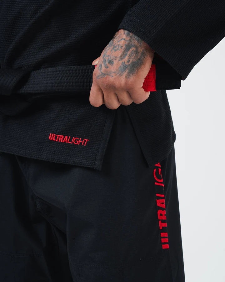 KINGZ - Ultraleggero 2.0 Jiu Jitsu Gi - Nero TopKimono