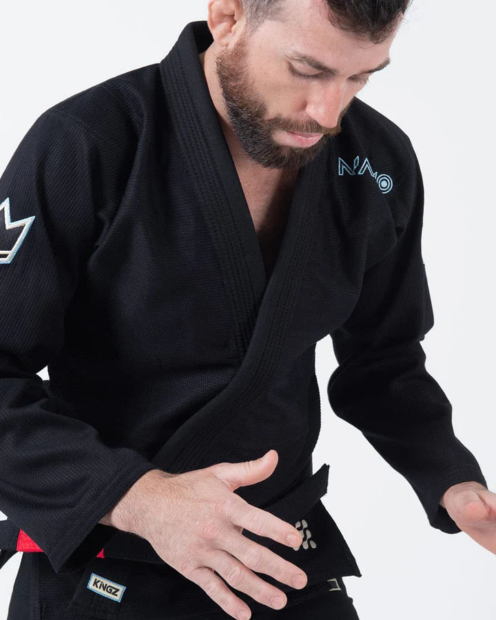 KINGZ - Nano 3.0 Jiu Jitsu Gi - Nero TopKimono