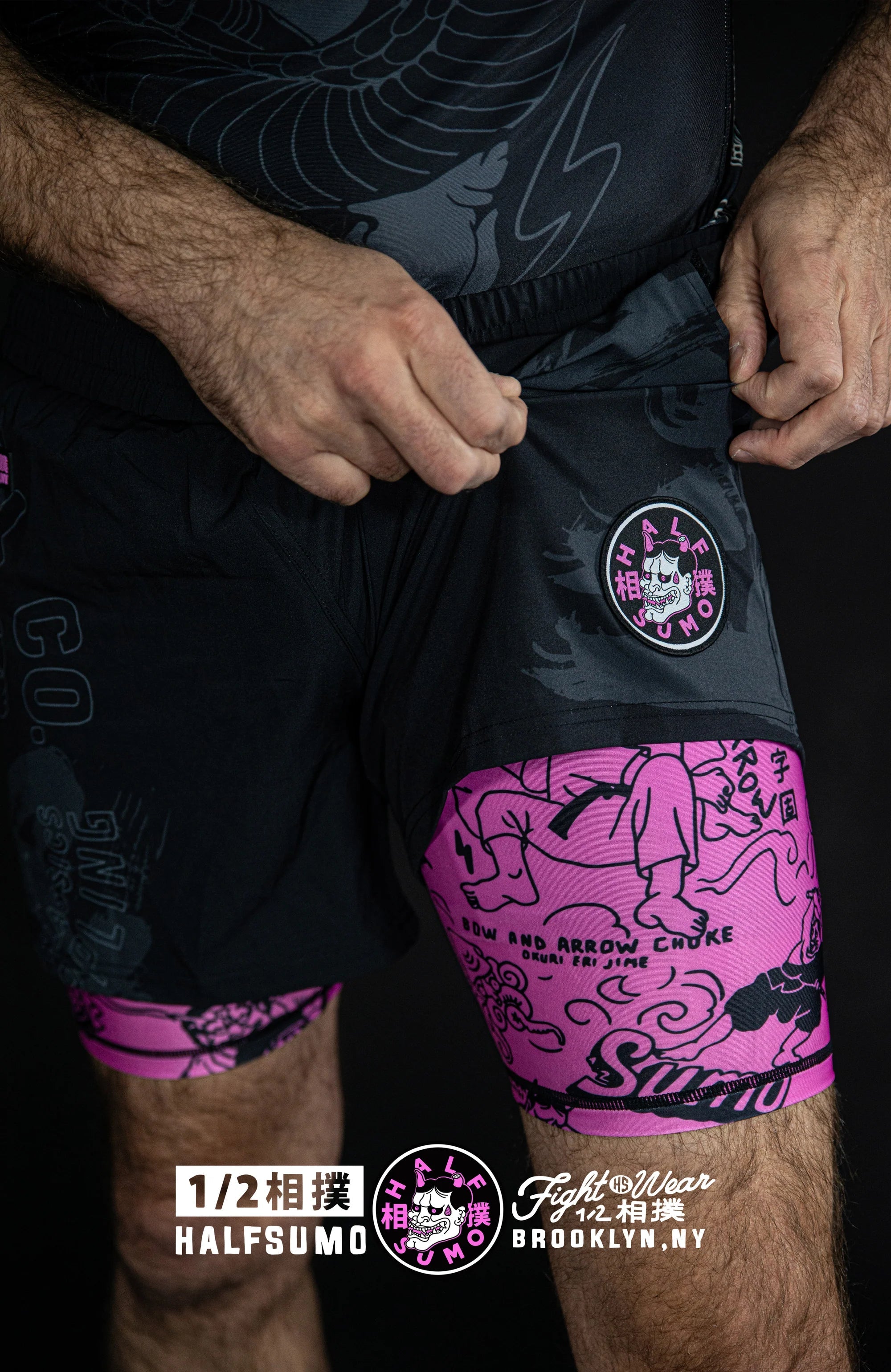 HalfSumo - Pantaloncini Dual Sankaku Half Sumo