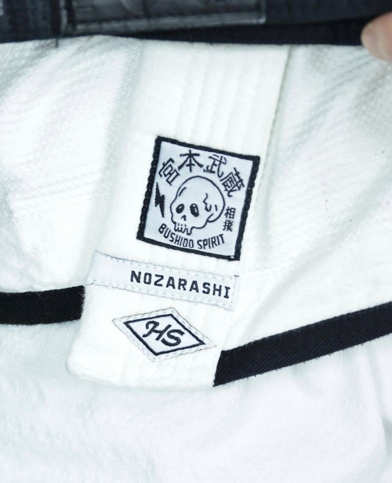 HalfSumo - Nozarashi Dogi White Man TopKimono