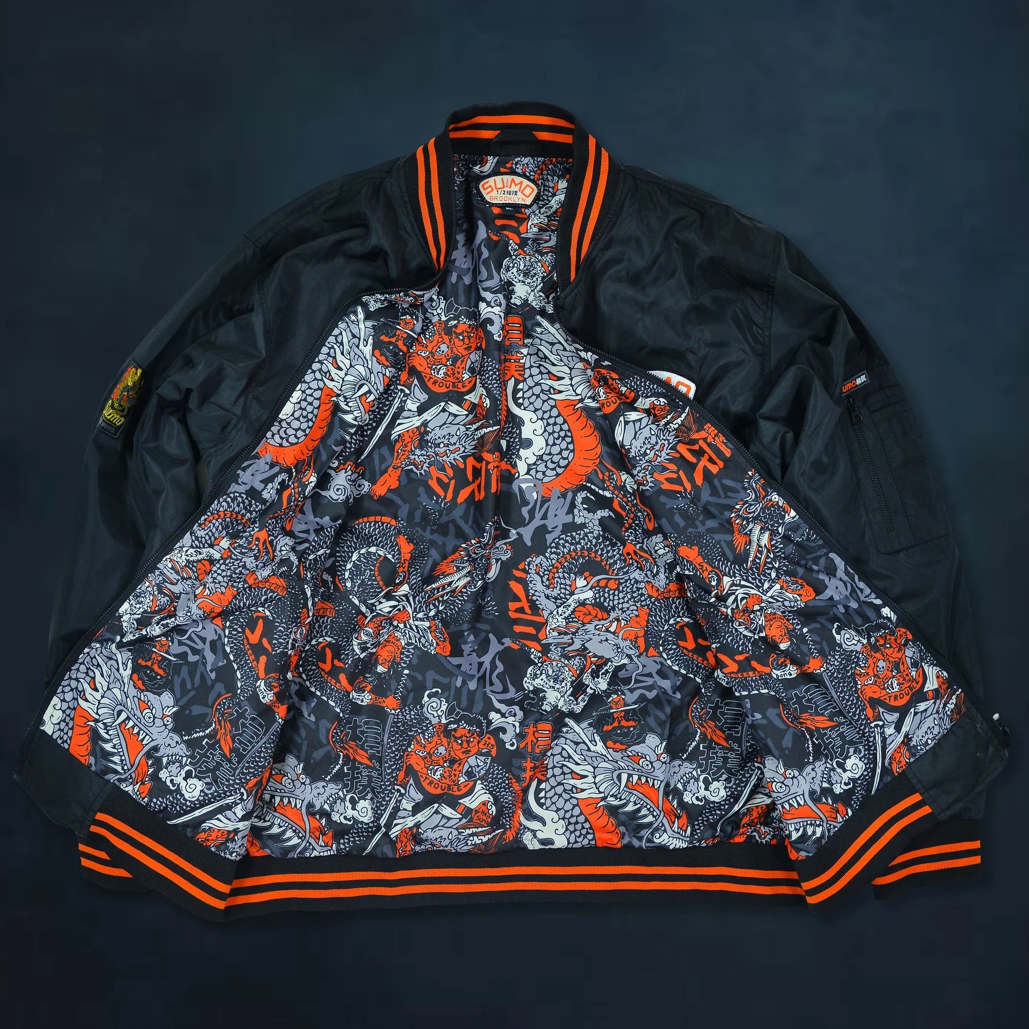 HalfSumo - Giacca da aviatore Ryu TopKimono