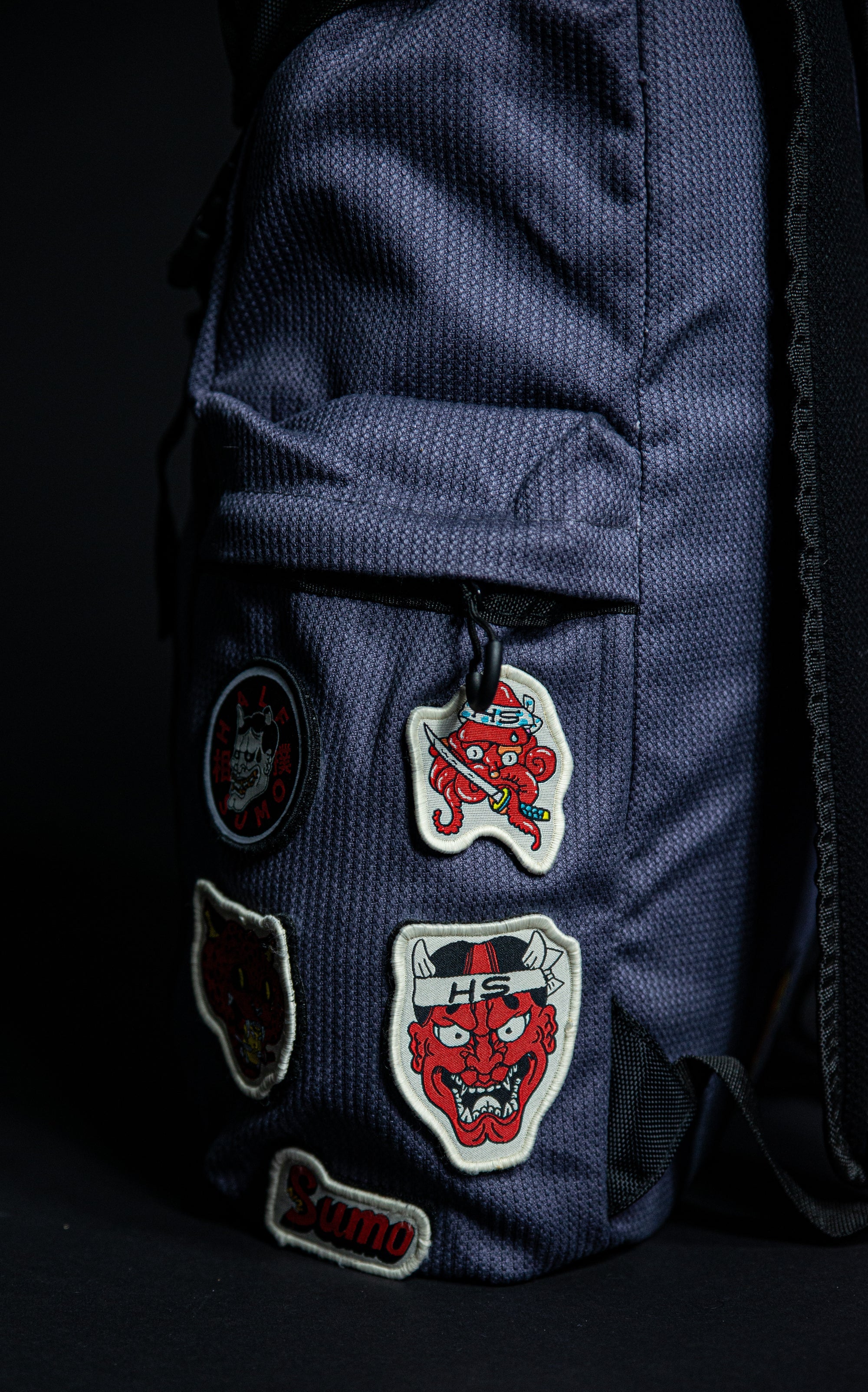 HalfSumo - Ryu Pearl Weave Backpack Grigio Half Sumo