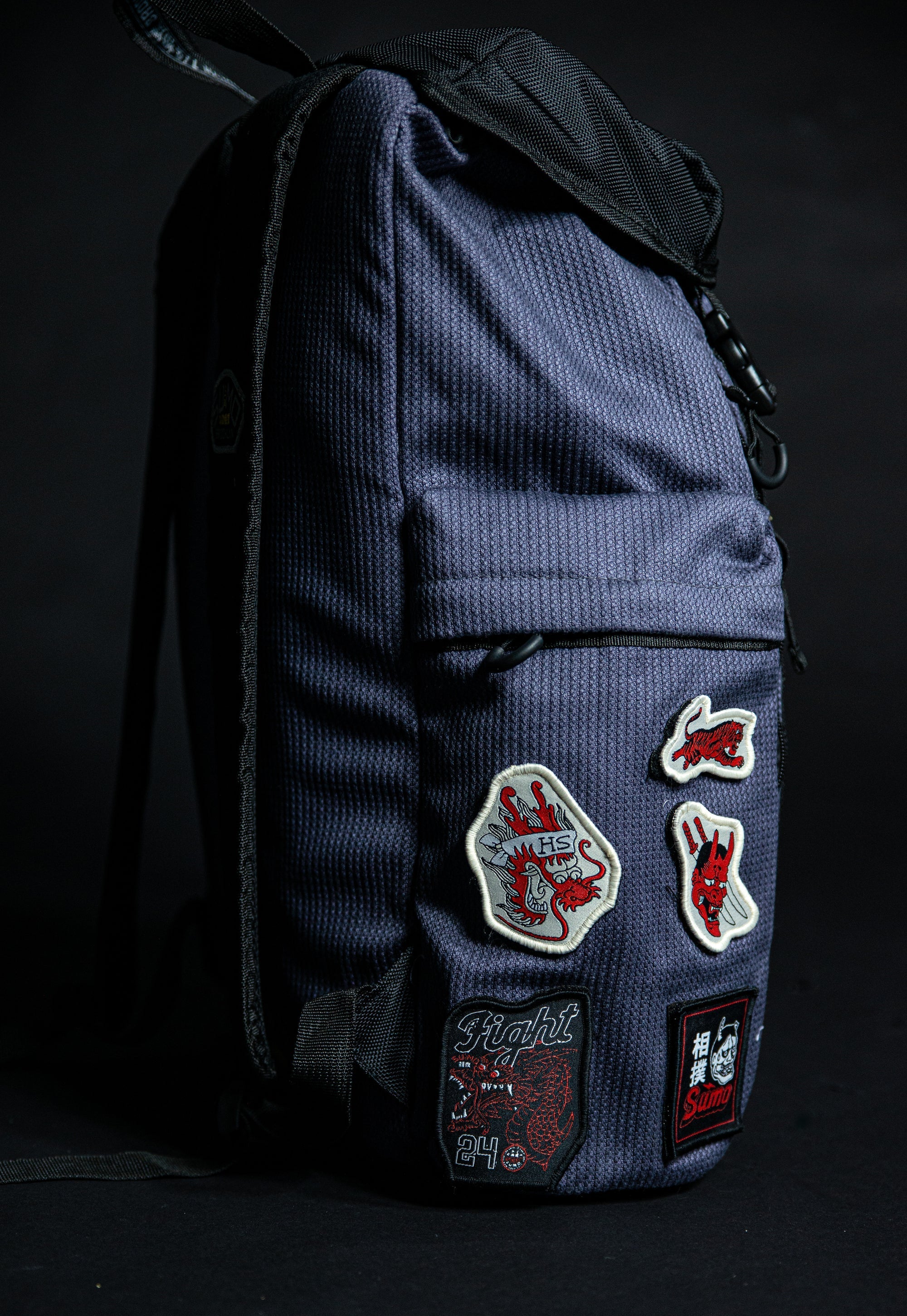 HalfSumo - Ryu Pearl Weave Backpack Grigio Half Sumo