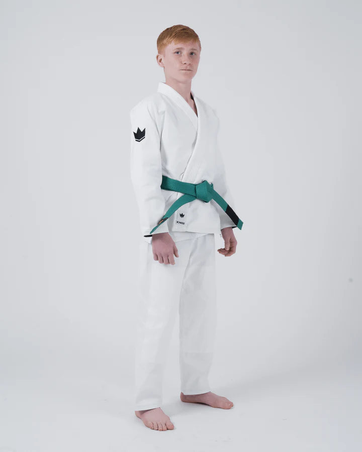 KINGZ - The ONE Kids Jiu Jitsu Gi - Bianco KINGZ