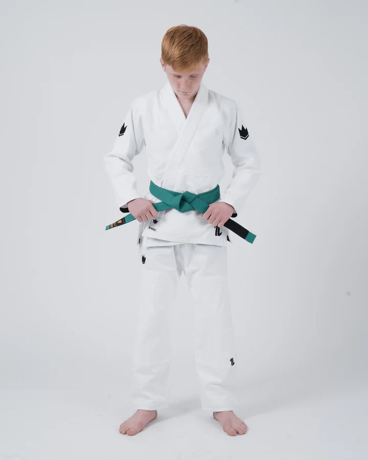 KINGZ - The ONE Kids Jiu Jitsu Gi - Bianco KINGZ