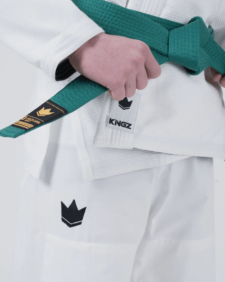 KINGZ - The ONE Kids Jiu Jitsu Gi - Bianco KINGZ