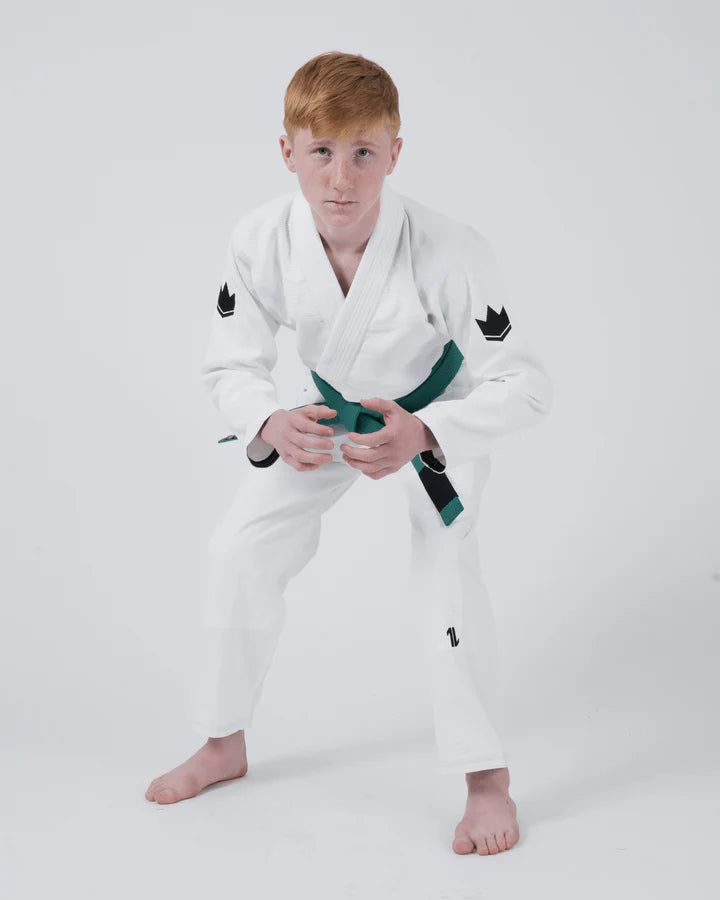 KINGZ - The ONE Kids Jiu Jitsu Gi - Bianco KINGZ