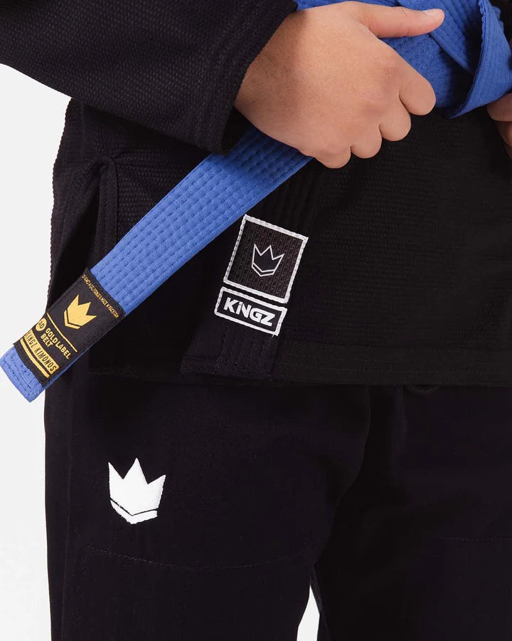 KINGZ - The ONE Kids Jiu Jitsu Gi - Nero TopKimono