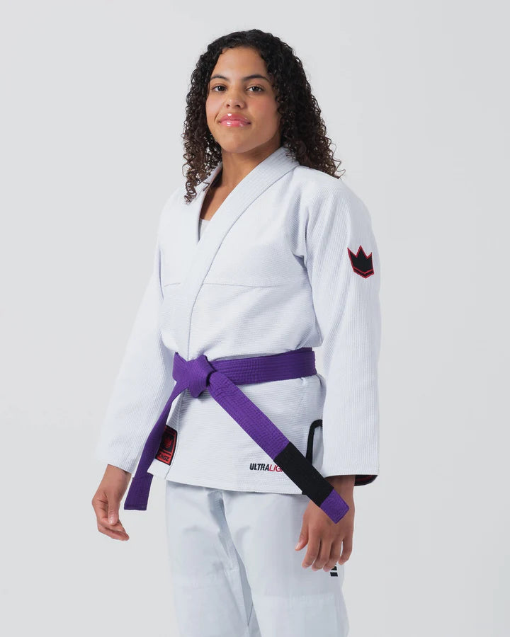 KINGZ - Ultraleggero 2.0 Jiu Jitsu Gi Donna - Bianco KINGZ