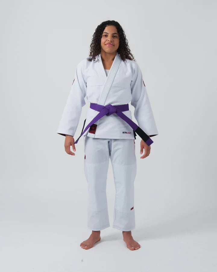 KINGZ - Ultraleggero 2.0 Jiu Jitsu Gi Donna - Bianco KINGZ