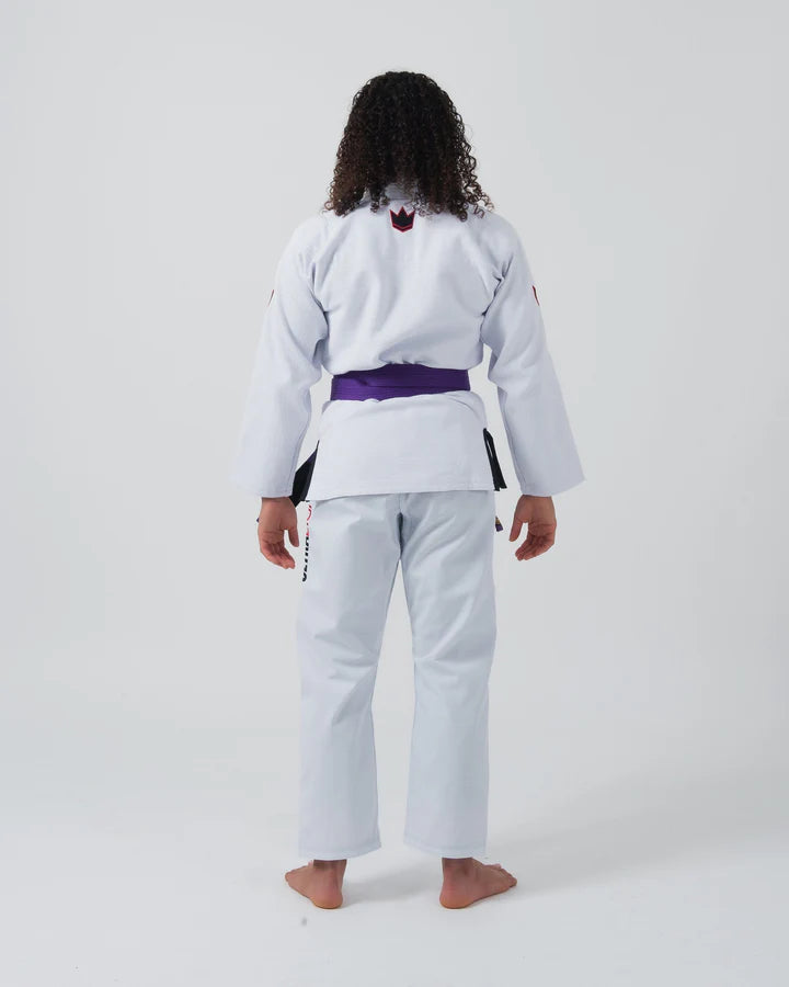 KINGZ - Ultraleggero 2.0 Jiu Jitsu Gi Donna - Bianco KINGZ