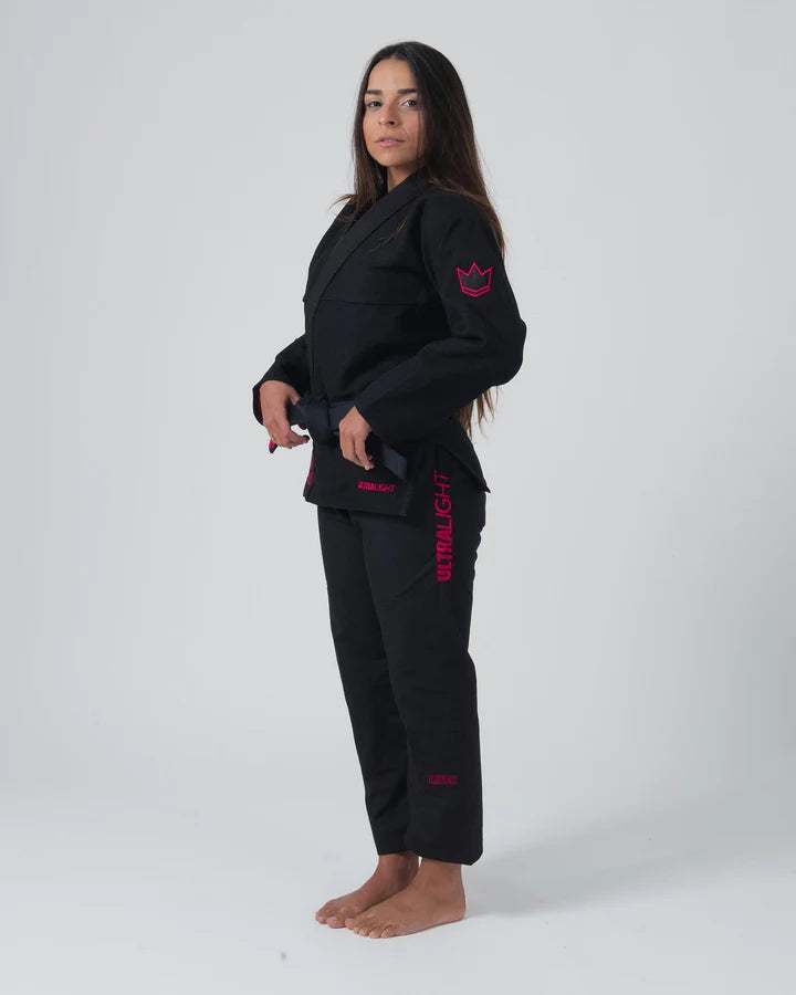 KINGZ - Ultraleggero 2.0 Jiu Jitsu Gi Donna - Nero KINGZ