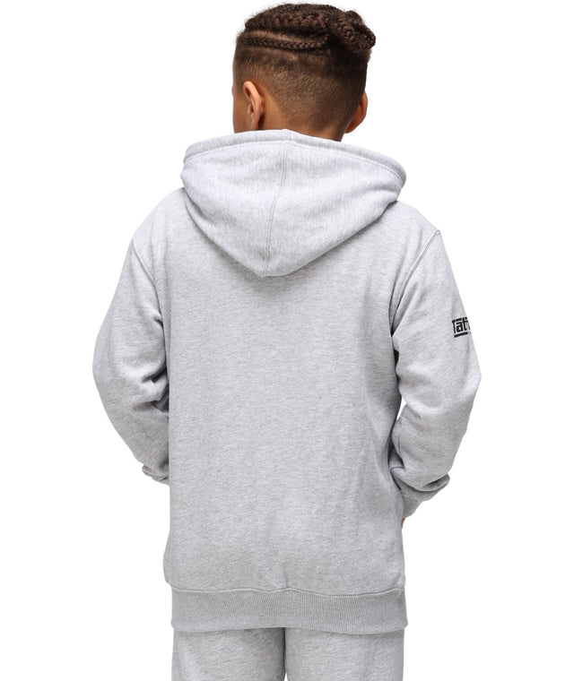 Felpa con Cappuccio Kids Raid Hoodie - Grey - TopKimono
