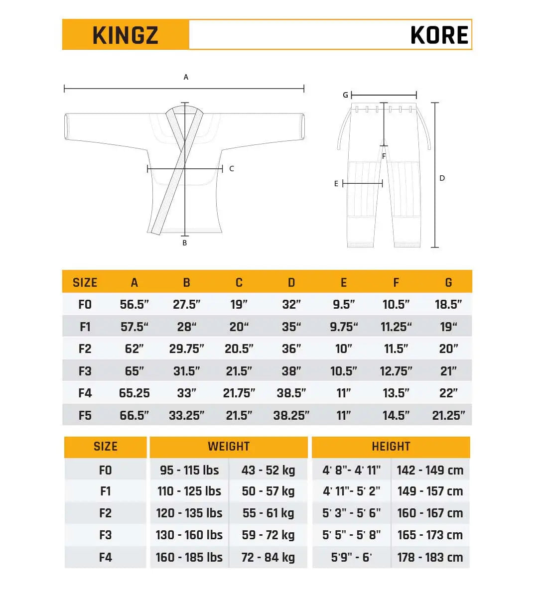 KINGZ - Kore V2 Jiu Jitsu Gi Donna - Nero