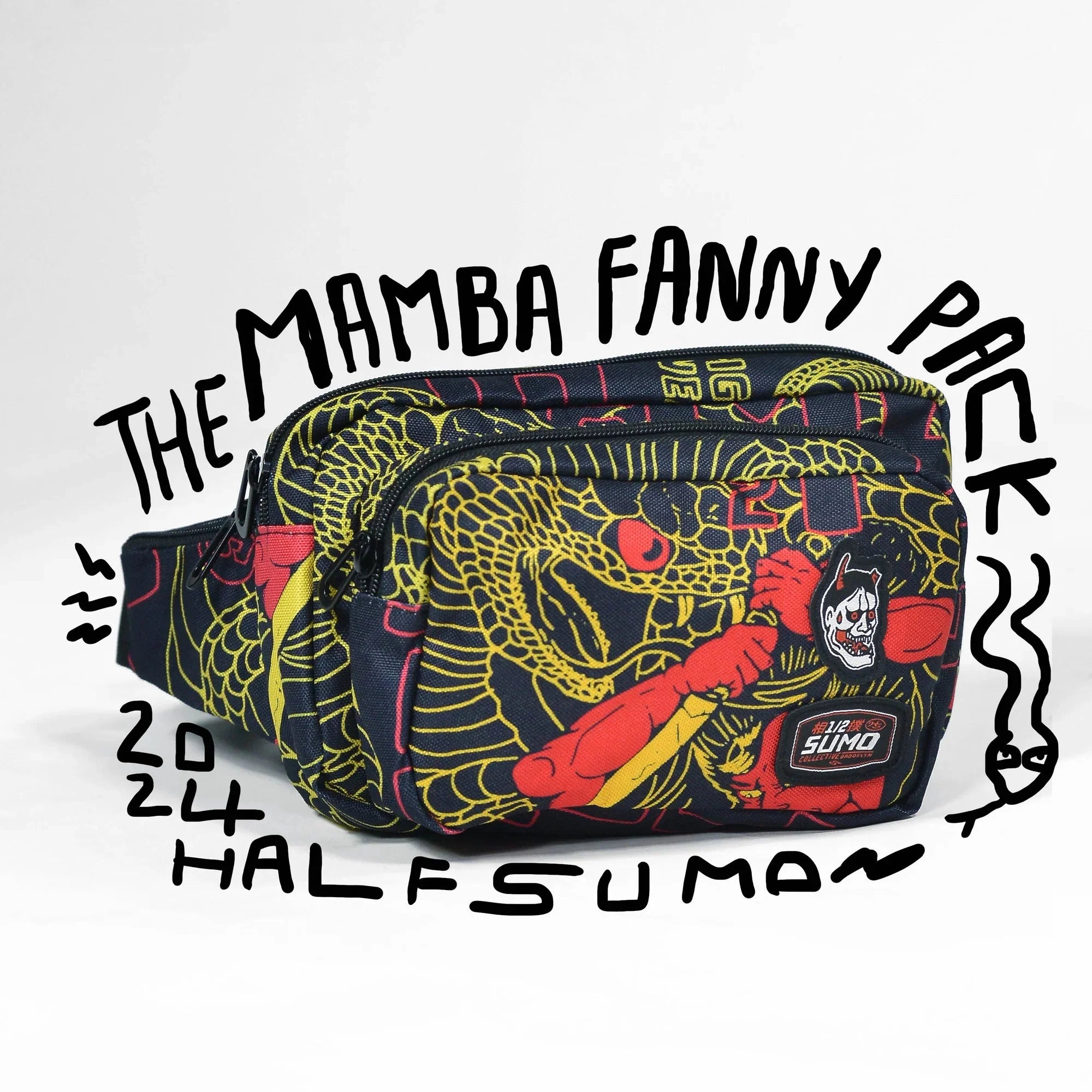 HalfSumo - Marsupio Black Mamba TopKimono