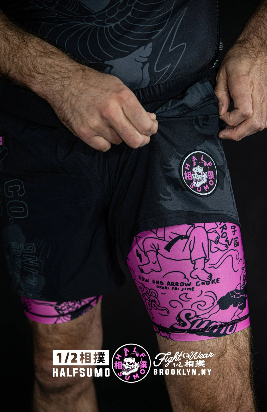 HalfSumo - Pantaloncini Dual Sankaku Half Sumo