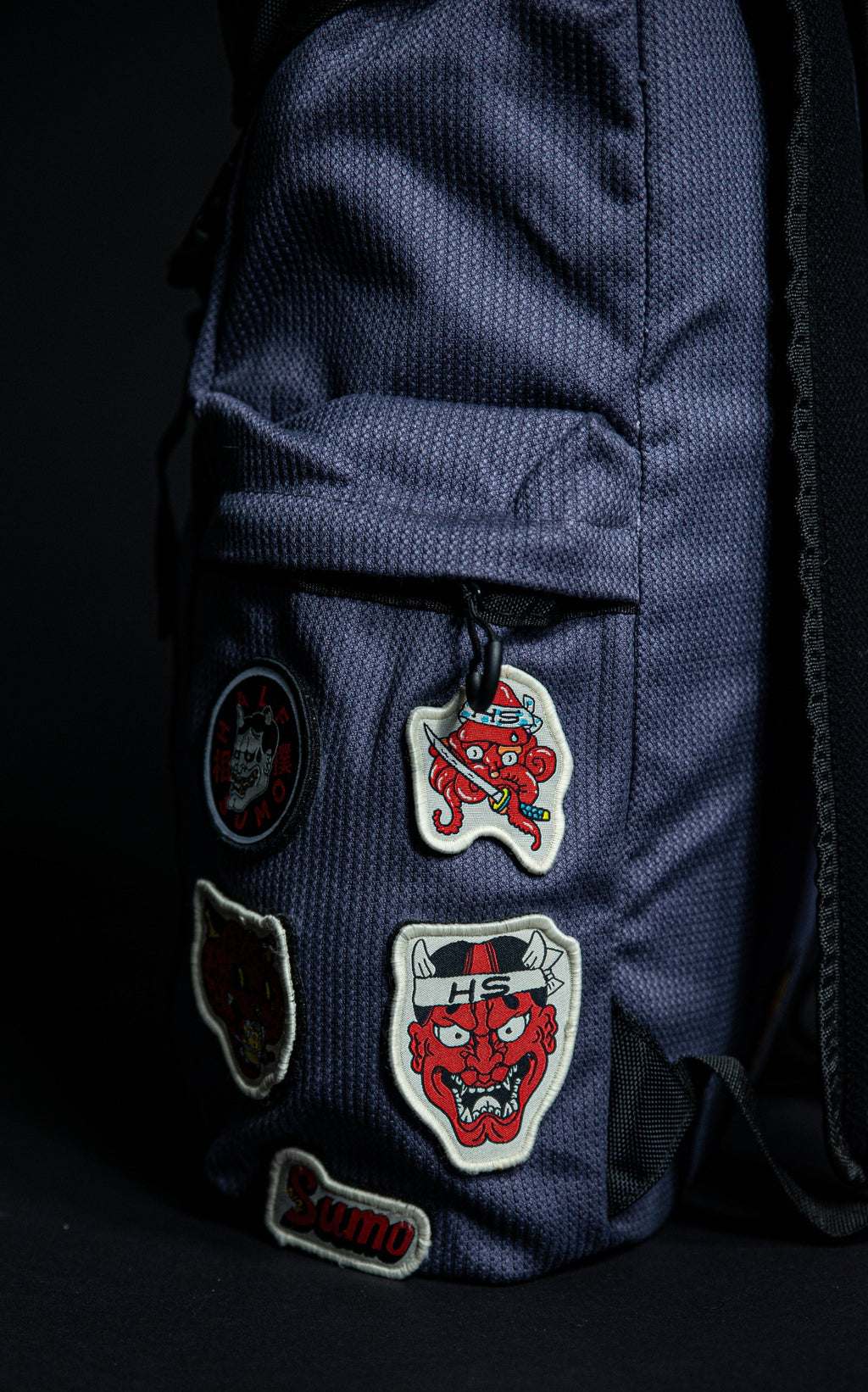 HalfSumo - Ryu Pearl Weave Backpack Grigio Half Sumo