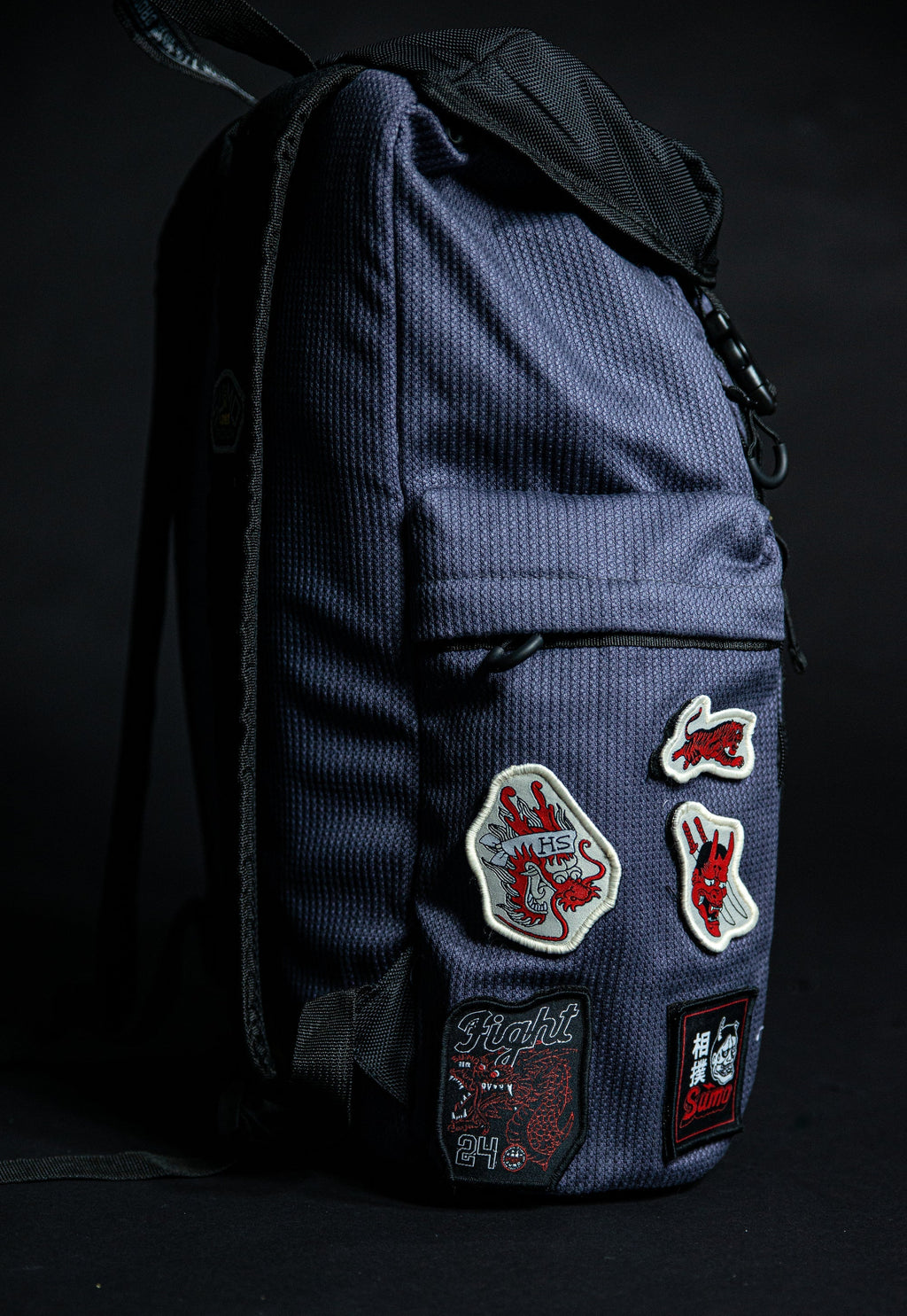 HalfSumo - Ryu Pearl Weave Backpack Grigio Half Sumo