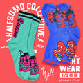HalfSumo - Yokai Premium Socks Collection #5 - Blu TopKimono