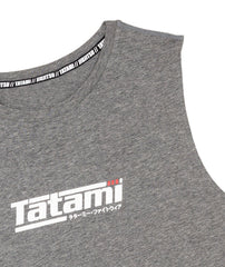 Canottiera Uomo TATAMI Logo Sleeveless Tank Charcoal - TopKimono