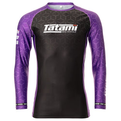 Rash Guard Uomo - Donna TATAMI IBJJF 2022 \ Ranked Long Sleeve - Purple - TopKimono