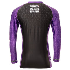 Rash Guard Uomo - Donna TATAMI IBJJF 2022 \ Ranked Long Sleeve - Purple - TopKimono